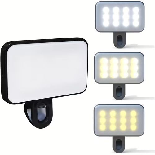 Led selfie ring light - light, clip-on