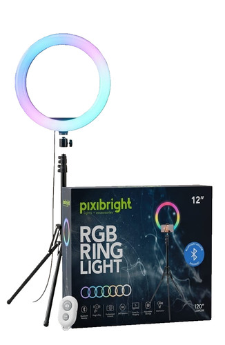 Pixibright rgb ring - 12", light