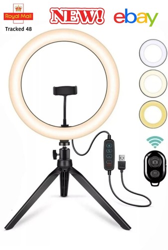 Led ring light with - with, tripod