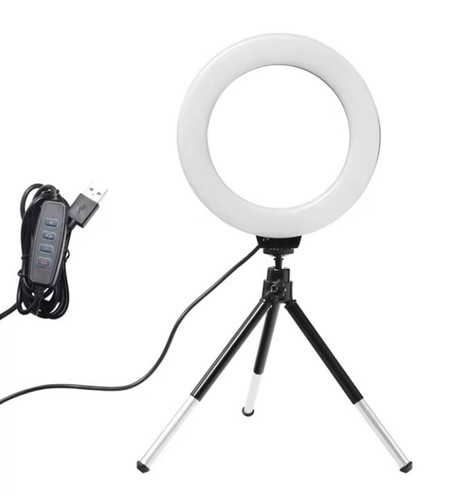 Ring light with three - with, modes