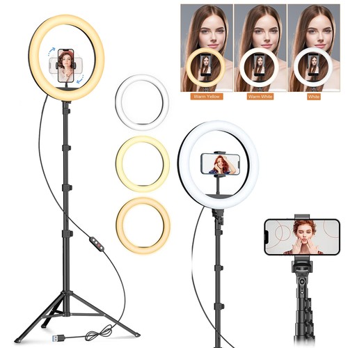 Led ring light with - light,