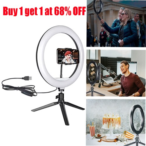 Led ring light with - light,