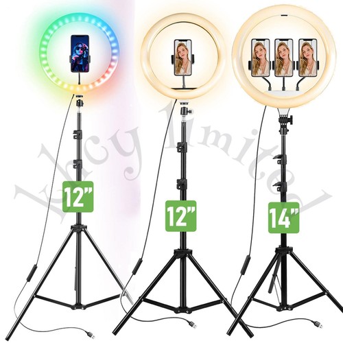 Ring light with tripod - 12",